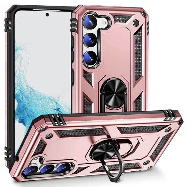 Bofink Combat Samsung Galaxy S23 Etui - Rose Gull