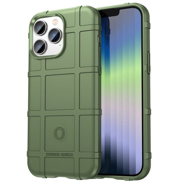 Rugged Shield Suojakotelo iPhone 14 Pro - Vihreä