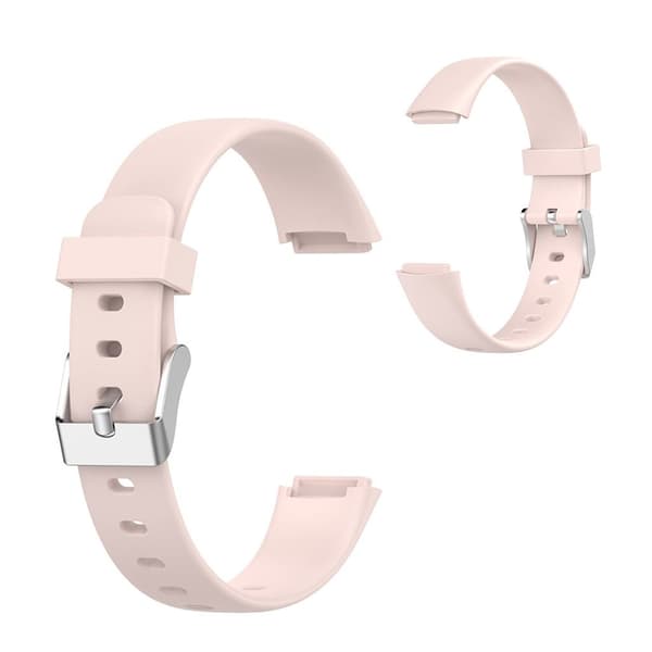 Fitbit Luxe silikone-urrem - Lyserød / Størrelse: L