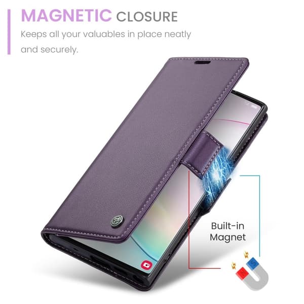 CaseMe Samsung Galaxy Note 10 Plus Smooth Etui - Lilla