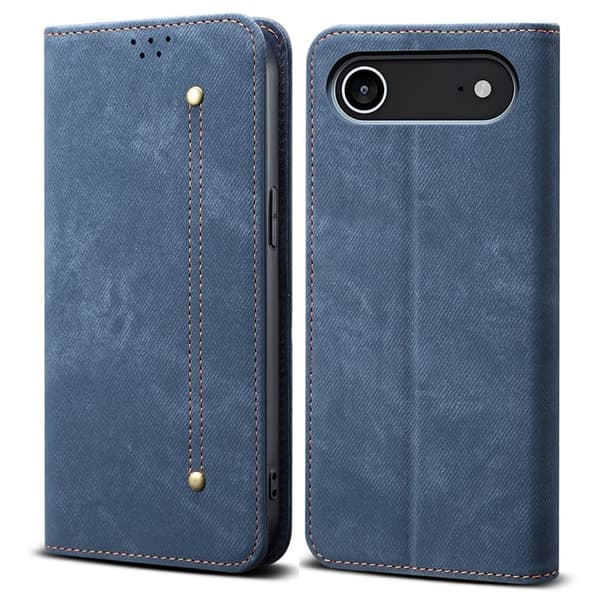 Jeans iPhone Air flip case - Sininen