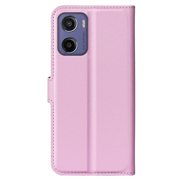 Classic Motorola Moto E15 flip etui - Rosa