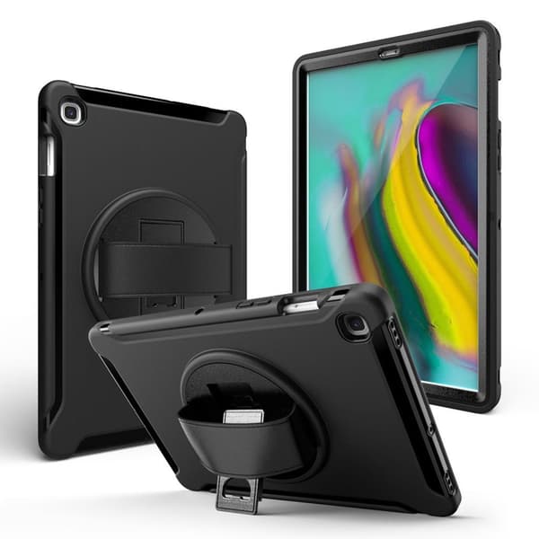 Samsung Galaxy Tab S5E 360 sving holdbar etui - Sort