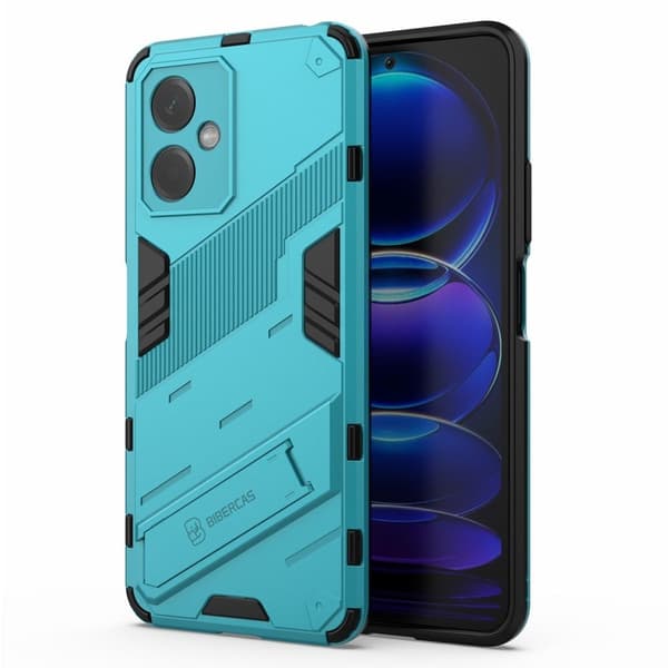 Stöttåligt Xiaomi Redmi Note 12 hybridskal - Blå