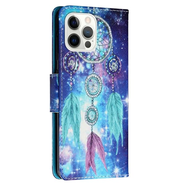 Wonderland iPhone 14 Pro Max flip etui - Blå Drømmefanger