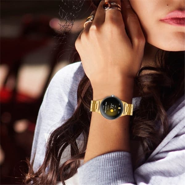 Google Pixel Watch elegant 316 klokkerem i rustfritt stål - Gull