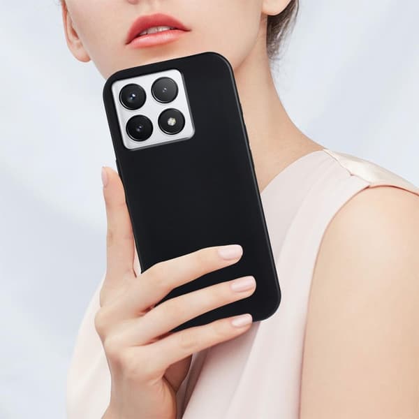 Blødt og mat Xiaomi 14T cover - Sort