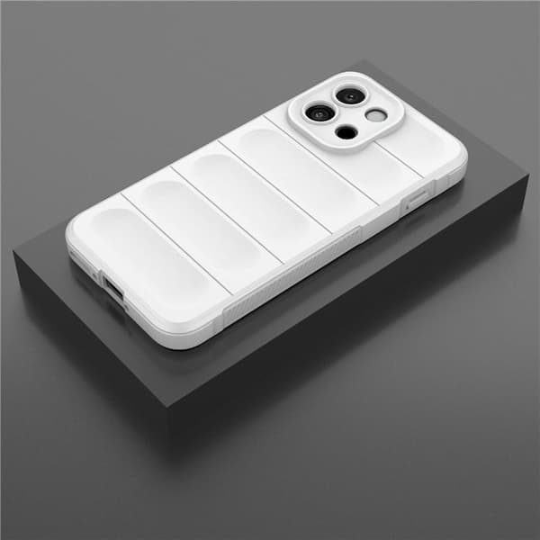 Mjukt greppformat OnePlus 13T skal - Vit