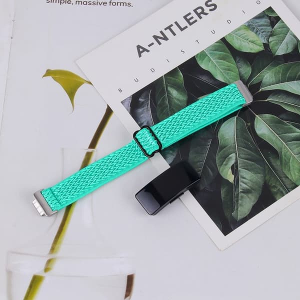 Fitbit Inspire 3 vävd nylonrem - Teal Färg