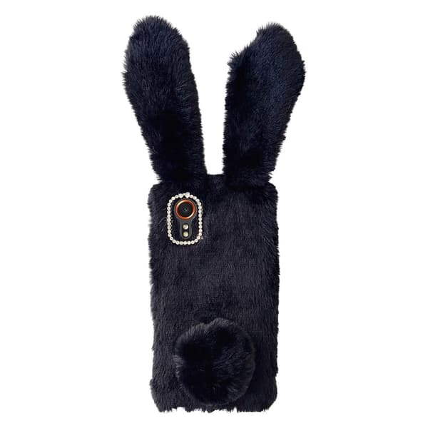 Fluffy Rabbit Samsung Galaxy Xcover 7 Cover - Sort