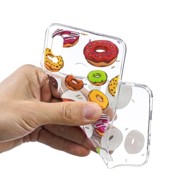 Huawei P Smart 2019 mønstret etui - Donut