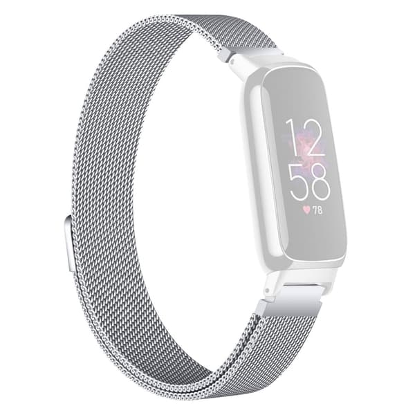 Fitbit Inspire 3 milanesisk rem i rustfrit stål - Sølv