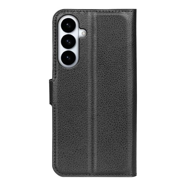 Klassisk Samsung Galaxy S26 Plus flip etui - Sort