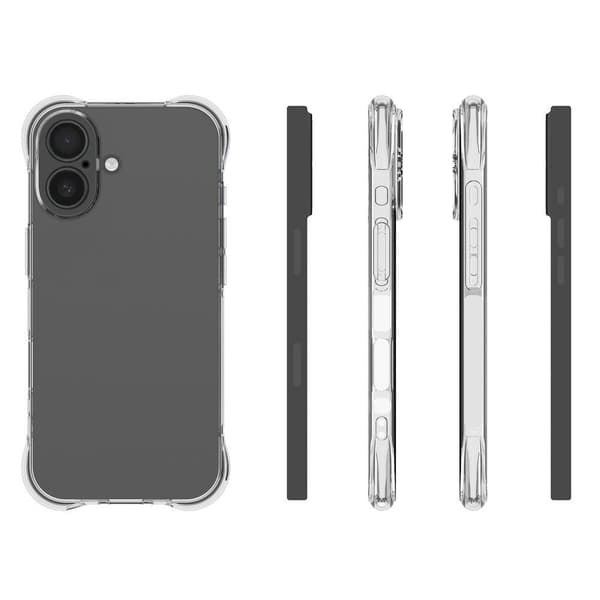 Erittäin ohut läpinäkyvä kotelo iPhone 17