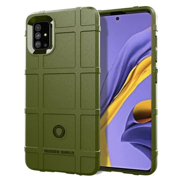 Rugged Shield cover - Samsung Galaxy A51 – Grøn