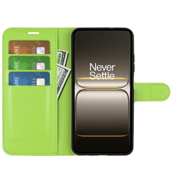 Classic OnePlus Nord CE5 flip etui - Grønn