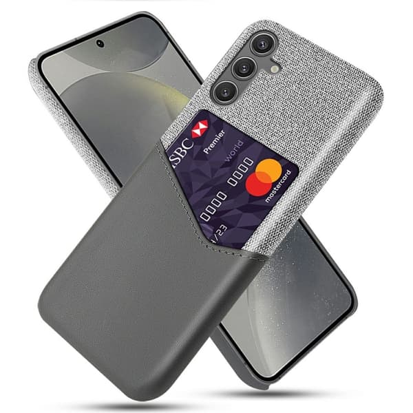 Bofink Samsung Galaxy S25 kortdeksel - Grå