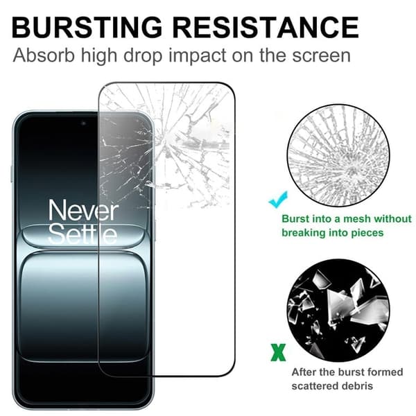 OnePlus 13T kosketusherkkä ja temperoitu suojalasi