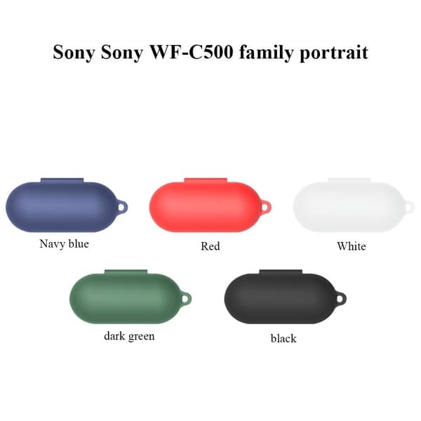 Sony WF-C500 silikonikotelo - Tummanvihreä