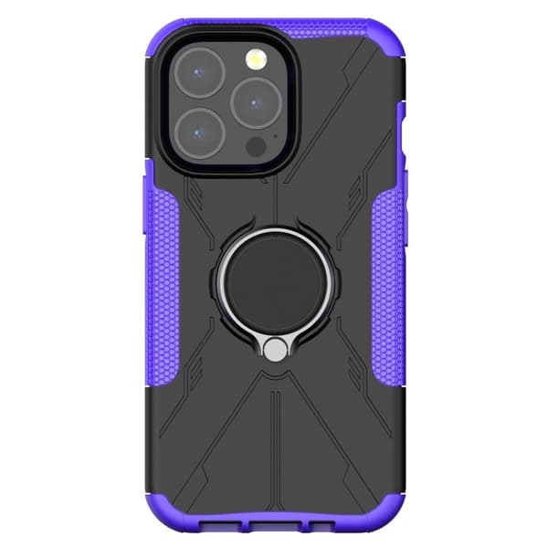 Kickstand-deksel med magnetisk ark for iPhone 13 Pro Max - Lilla