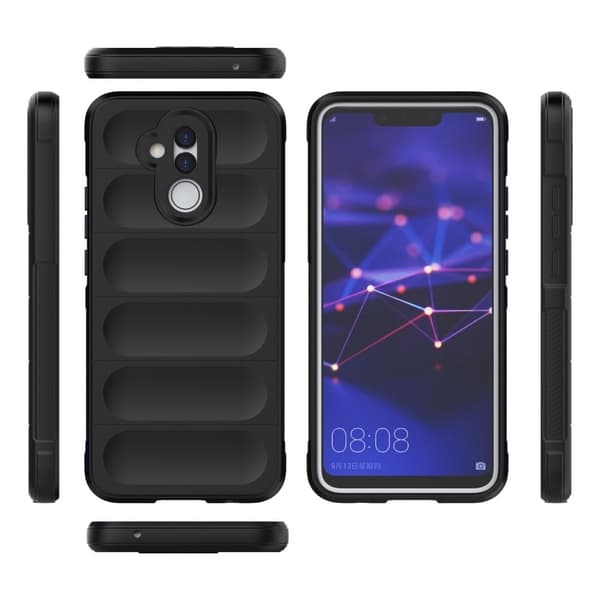 Blødt grebsformet cover til Huawei Mate 20 Lite - Sølv/Grå