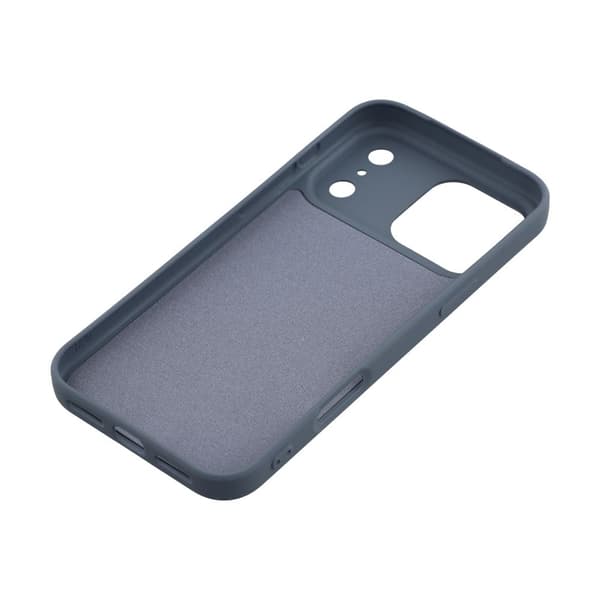 Mikrofiberforet blødt gummi iPhone 17 Pro cover - Lavendelgrå