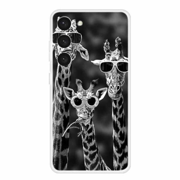 Deco Samsung Galaxy S23 Plus Etui - Solbriller Giraffer