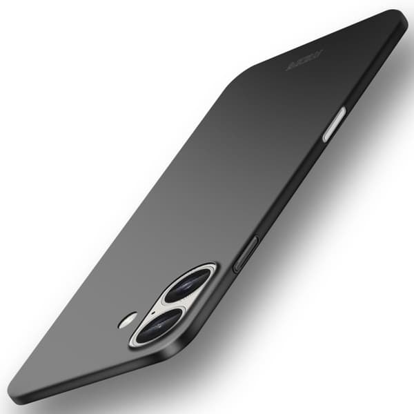MOFI iPhone 16 slim shield kotelot - Musta
