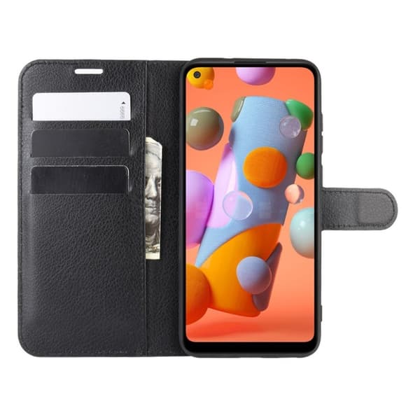Classic Samsung Galaxy A11 etui - Sort