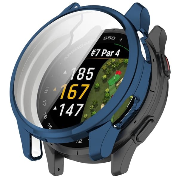 Garmin Approach S50 Watch Case Soft Flexible Protective Deksel - Blå