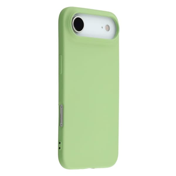 Mikrofiberforet blødt gummi iPhone Air cover - Matcha-Grøn