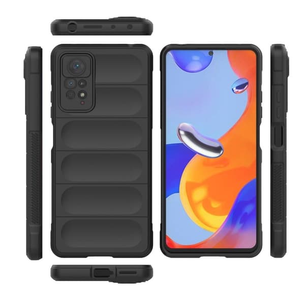Blødt grebsformet cover til Xiaomi Redmi Note 11 Pro 5G / Xiaomi Redmi Note 11 Pro - Sølv/Grå