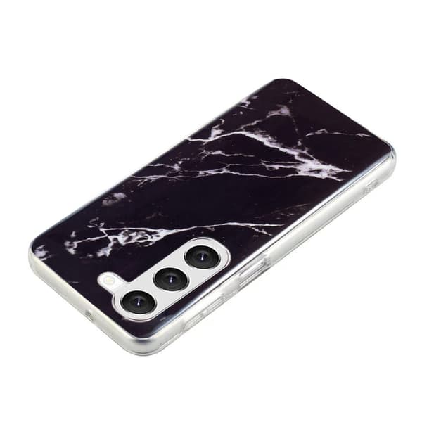 Marble Samsung Galaxy S23 Plus Etui - Sort
