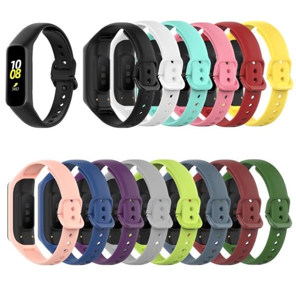 Samsung Galaxy Fit 2 simple silikone rem - vinrød