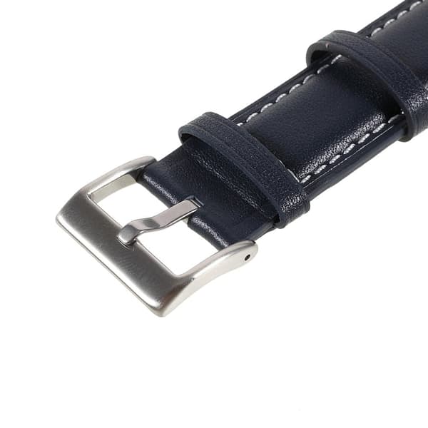 22m Universal quick release urrem i ægte læder - Blå
