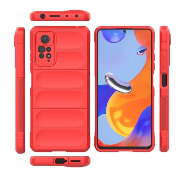 Blødt grebsformet cover til Xiaomi Redmi Note 11 Pro 5G / Xiaomi Redmi Note 11 Pro - Rød