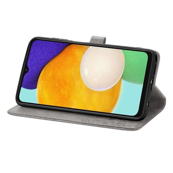 Mandala Samsung Galaxy A13 5G Flip Etui - Grå