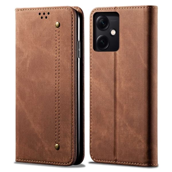 Jeans Xiaomi Redmi Note 12 fodral - Brun