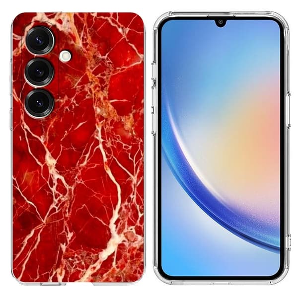 Abstract Samsung Galaxy A15 kotelot - Punainen