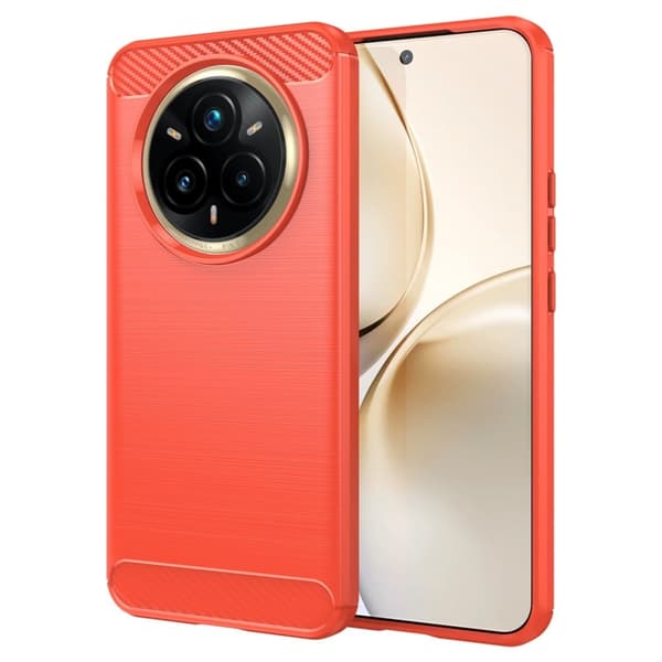 Carbon Flex Realme 14 Pro Plus deksel - Rød