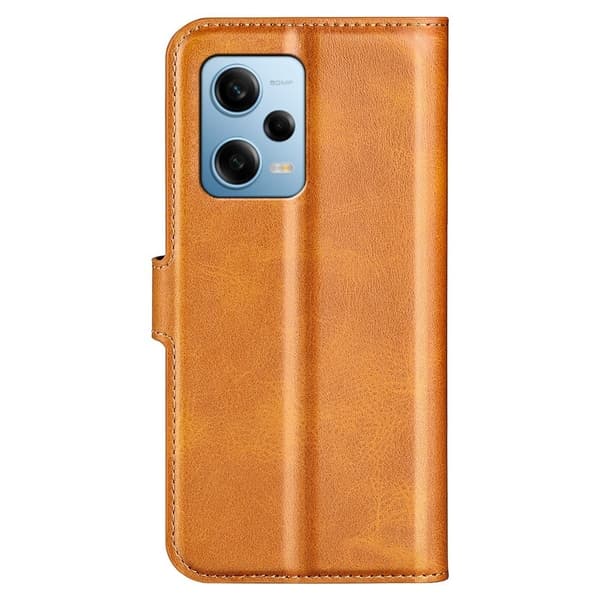 Læderetui med Pung til Xiaomi Redmi Note 12 Pro - Gul