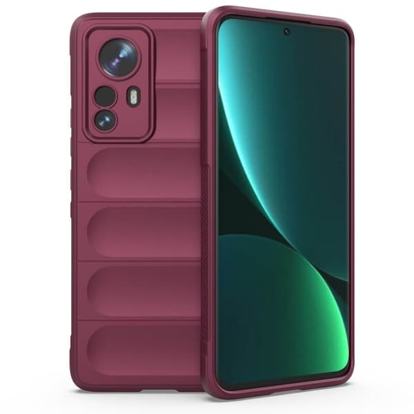 Mjukt greppformat Xiaomi 12S Pro / Xiaomi 12 Pro skal - Röd