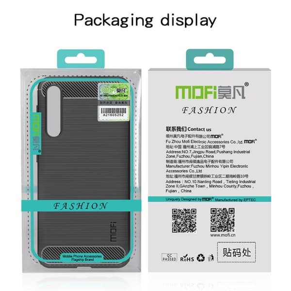 MoFi Carbon Huawei P30 Pro deksel - Mørkeblå