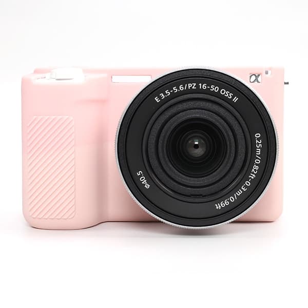 Sony ZV-E10 II Camera Protective Case Scratch Resistant Silicone Cover - Light Pink