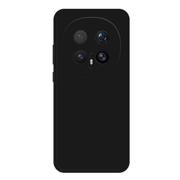 Mikrofiberforet blødt gummi Honor Magic8 Pro cover - Sort