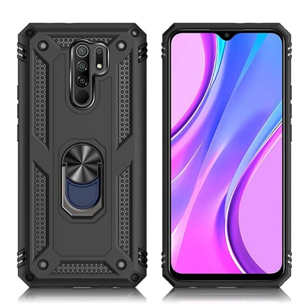 Bofink Combat Xiaomi Redmi 9 Etui - Svart