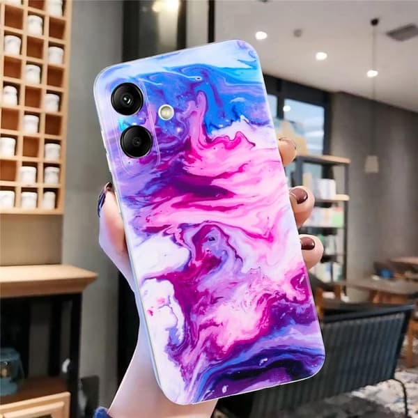Marmordesign Samsung Galaxy A07 deksel - Rose