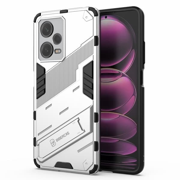 Støtsikkert hybriddeksel for Xiaomi Redmi Note 12 Pro - Sølv