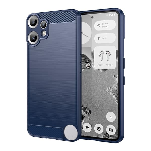 Carbon Flex Nothing CMF Phone 2 Pro cover - Blå