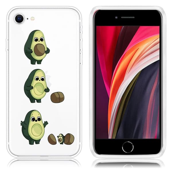Deco iPhone SE 2020 cover - Rød